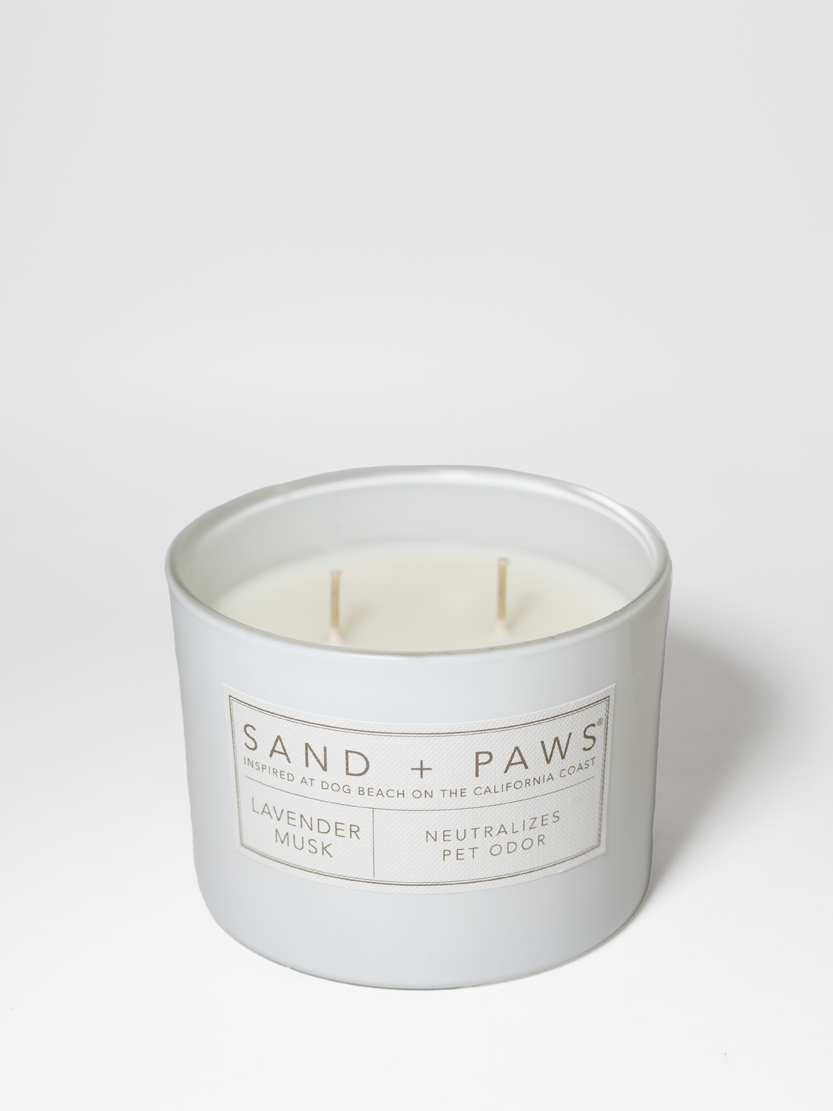 Sand + Paws Lavender Musk 12 oz Cozy scented candle