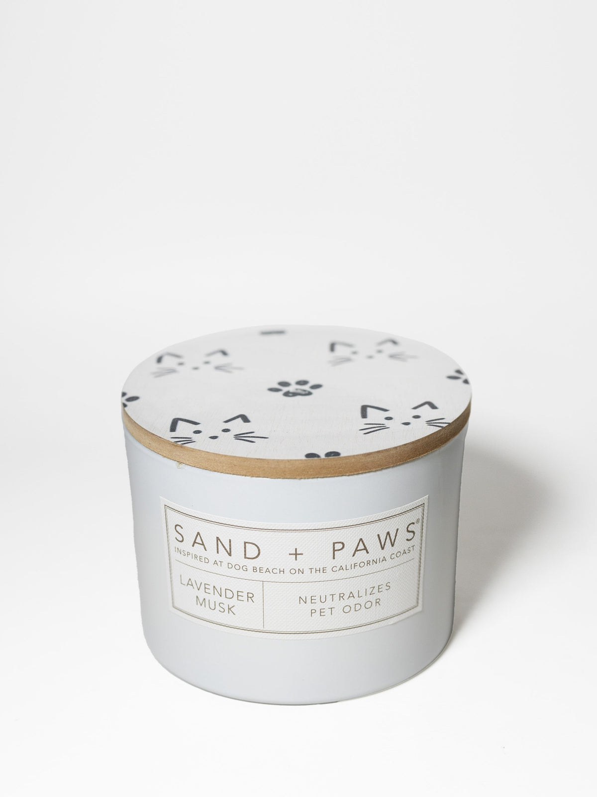 Sand + Paws Lavender Musk 12 oz Cozy scented candle