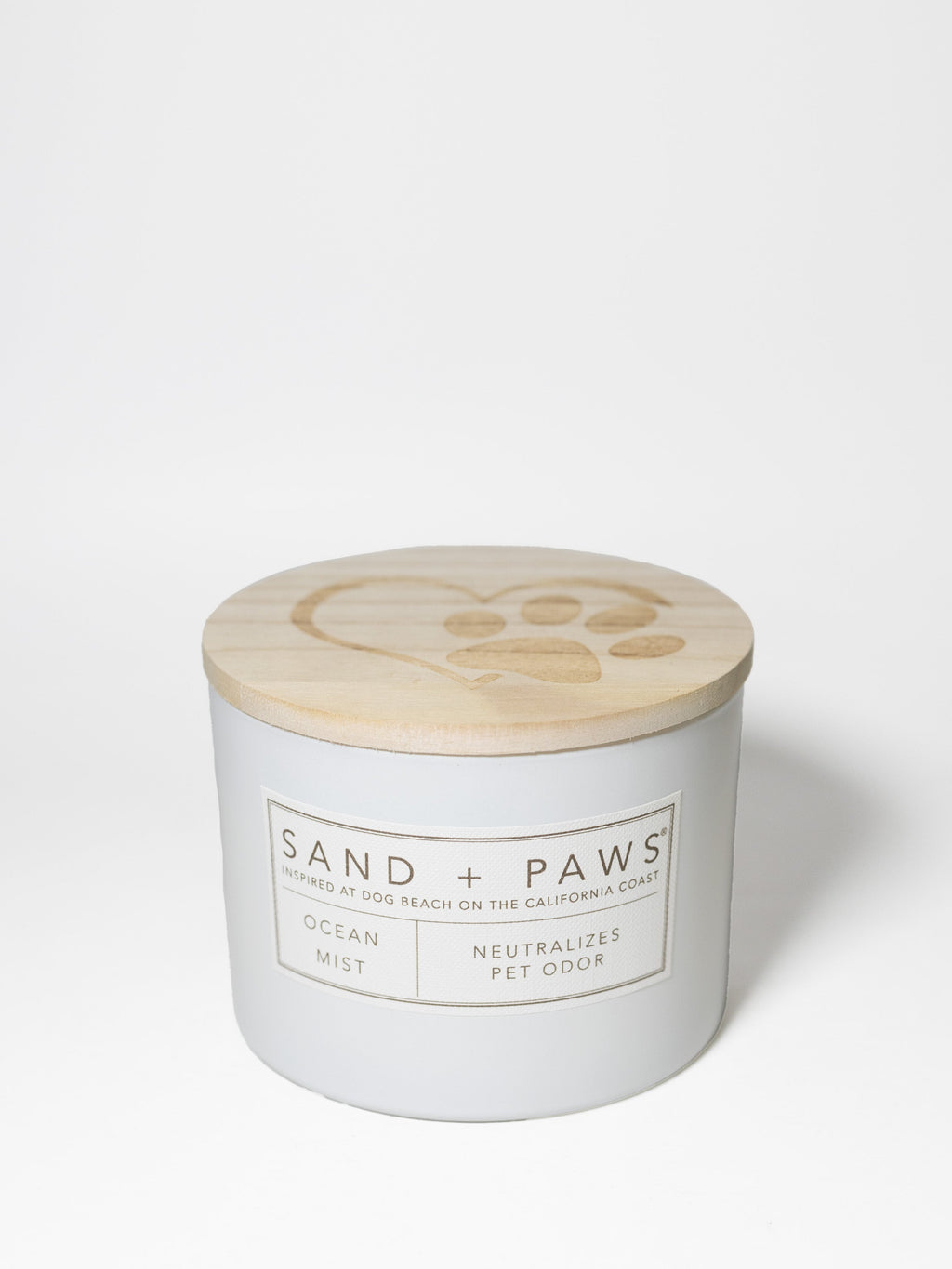 Sand + Paws Ocean Mist 12 oz Cozy scented candle