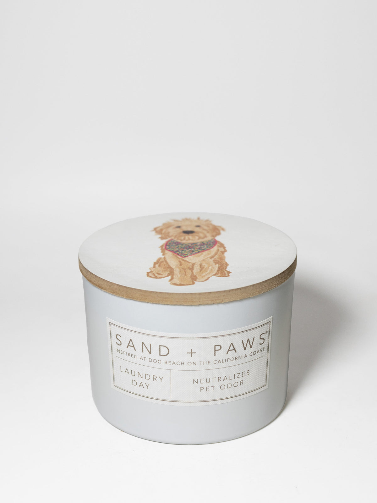 Sand + Paws Laundry Day 12 oz Cozy scented candle
