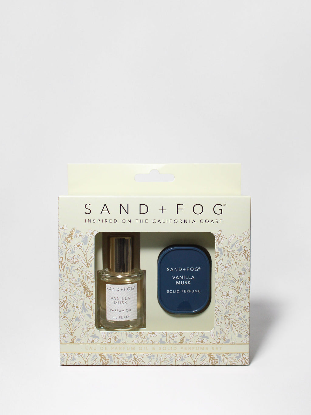 Perfume Oil Long-lasting Rollerball and Solid Perfume Set - Vanilla Musk