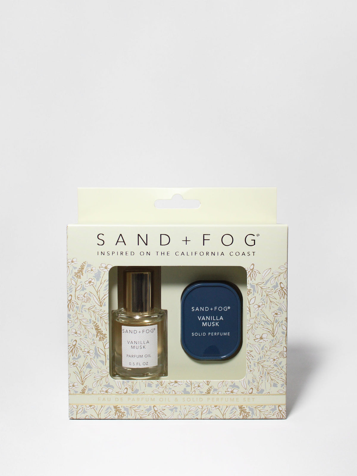 Perfume Oil Long-lasting Rollerball and Solid Perfume Set - Vanilla Musk