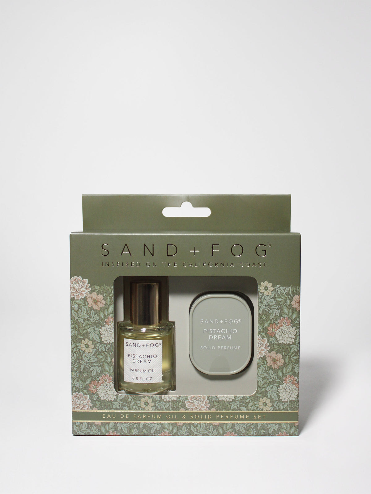Perfume Oil Long-lasting Rollerball and Solid Perfume Set - Pistachio Dream