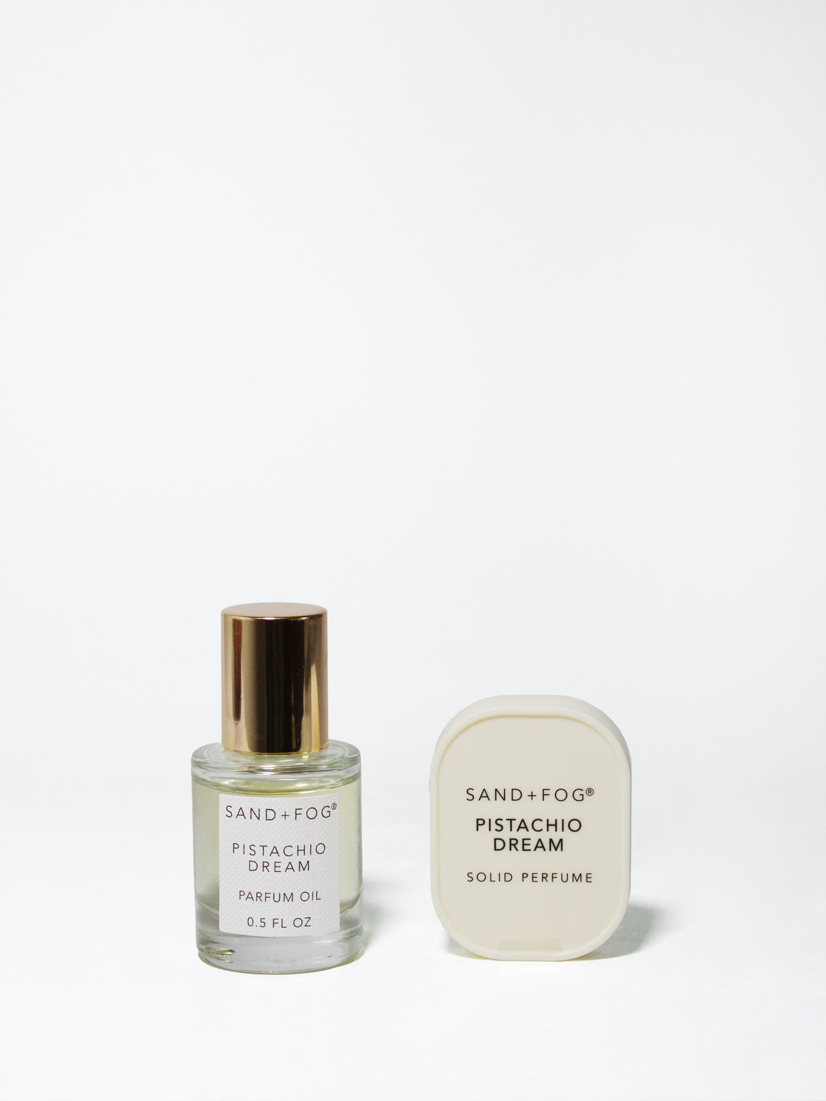 Perfume Oil Long-lasting Rollerball and Solid Perfume Set - Pistachio Dream