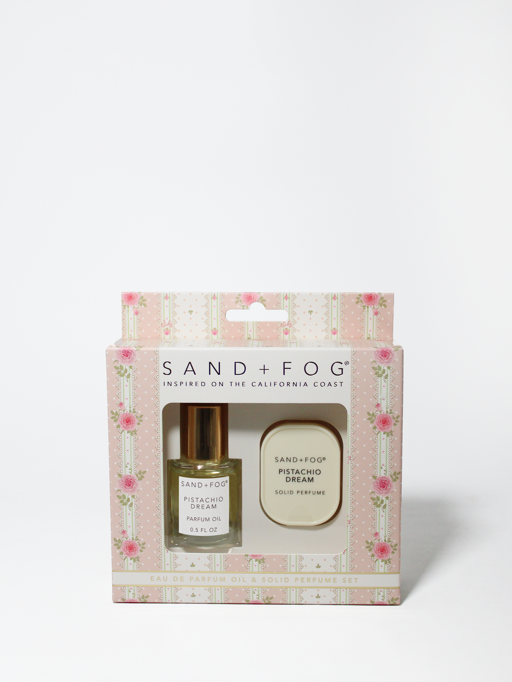 Perfume Oil Long-lasting Rollerball and Solid Perfume Set - Pistachio Dream