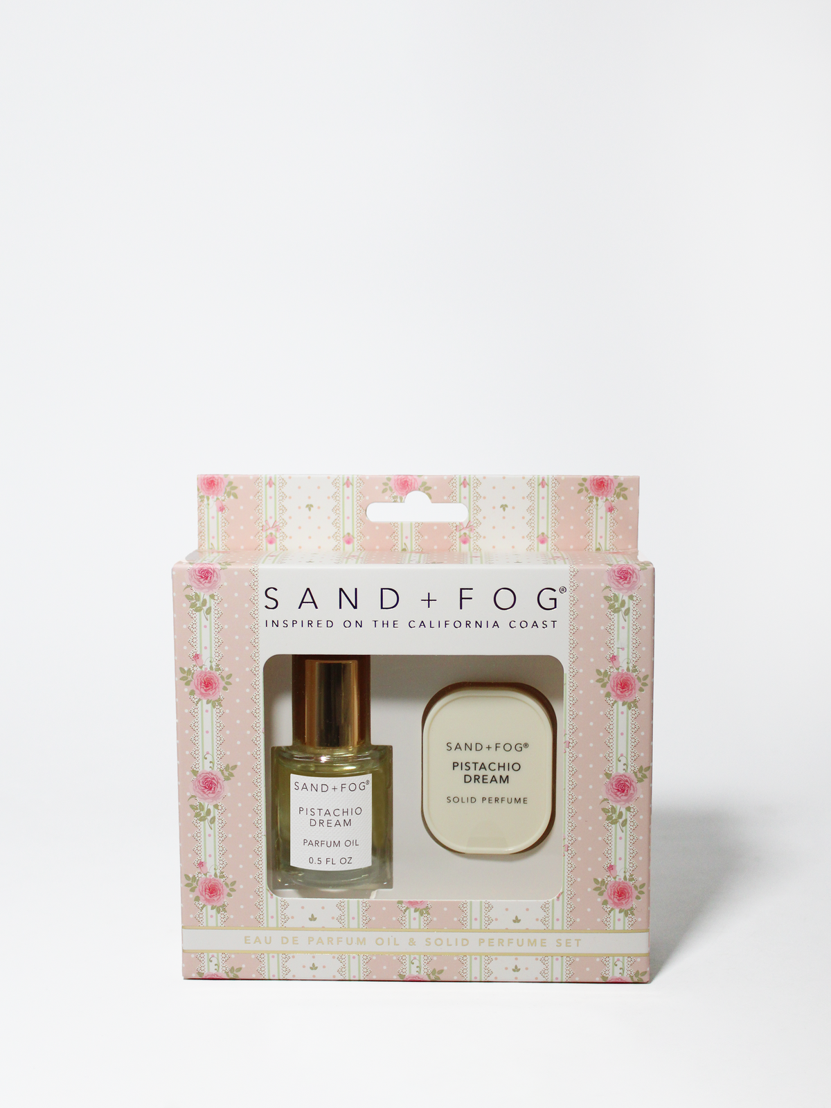 Perfume Oil Long-lasting Rollerball and Solid Perfume Set - Pistachio Dream