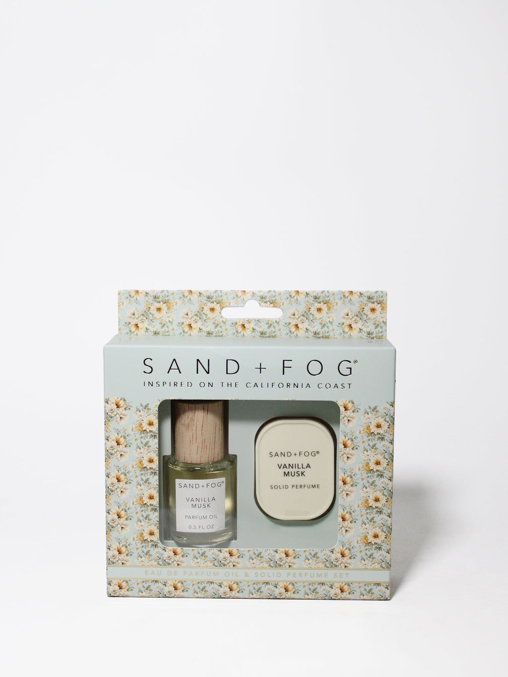Perfume Oil Long-lasting Rollerball and Solid Perfume Set - Vanilla Musk