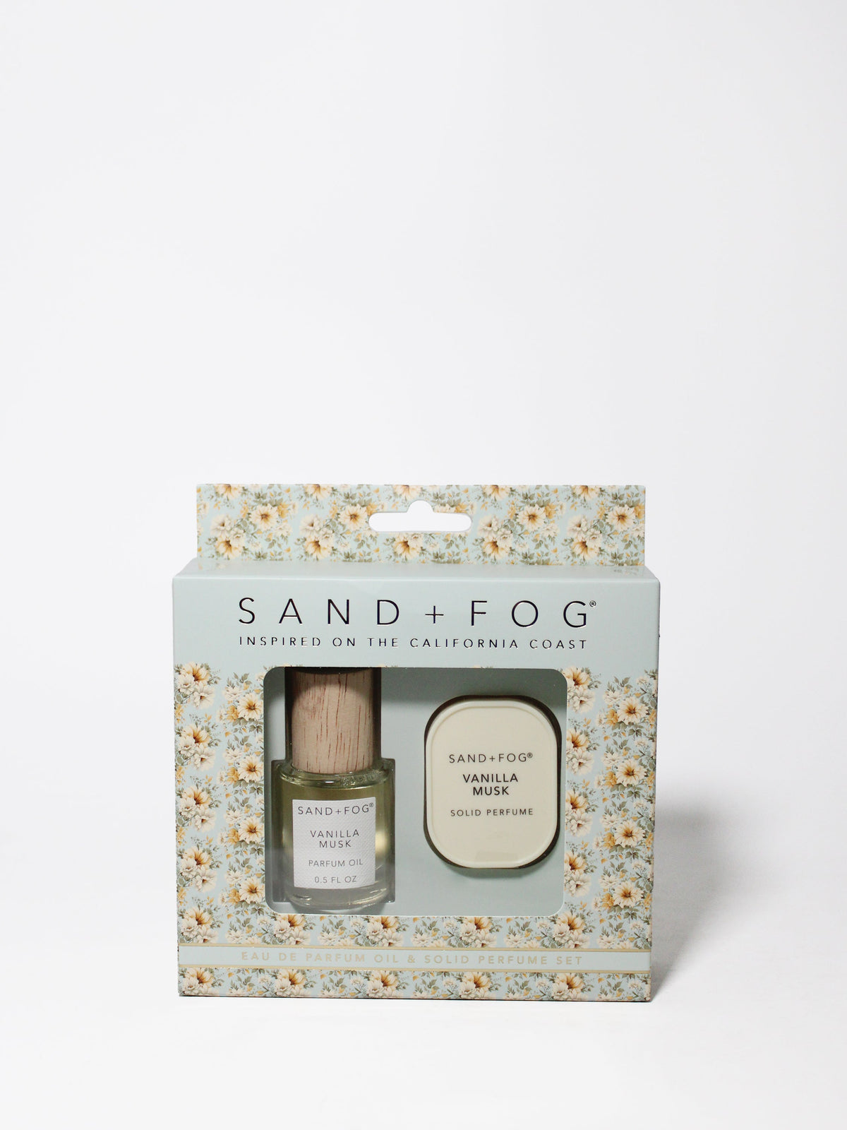 Perfume Oil Long-lasting Rollerball and Solid Perfume Set - Vanilla Musk