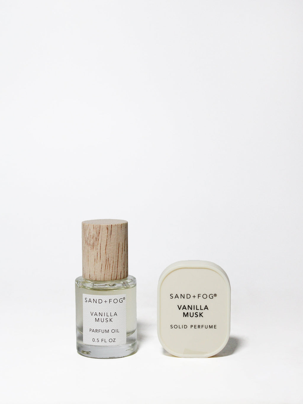 Perfume Oil Long-lasting Rollerball and Solid Perfume Set - Vanilla Musk