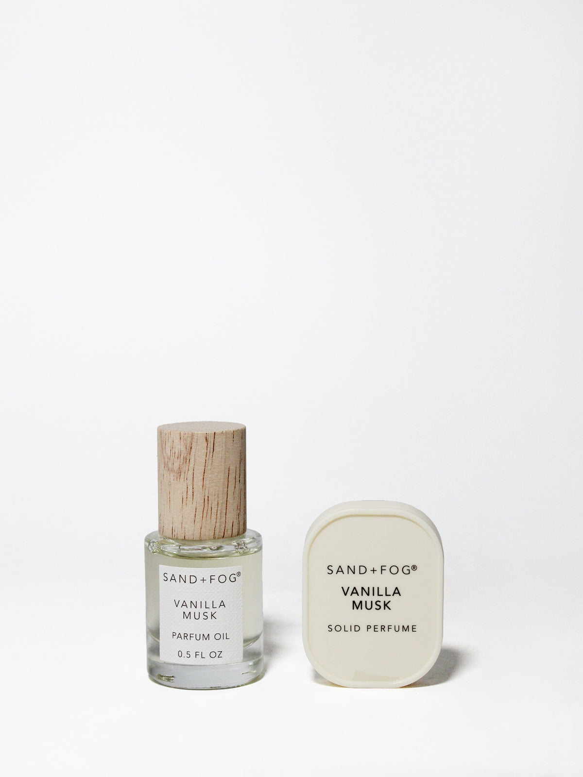 Perfume Oil Long-lasting Rollerball and Solid Perfume Set - Vanilla Musk