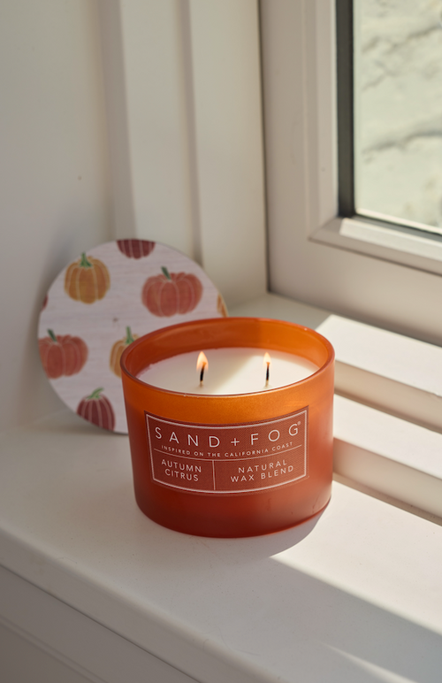 Autumn Citrus 12 oz Cozy scented candle