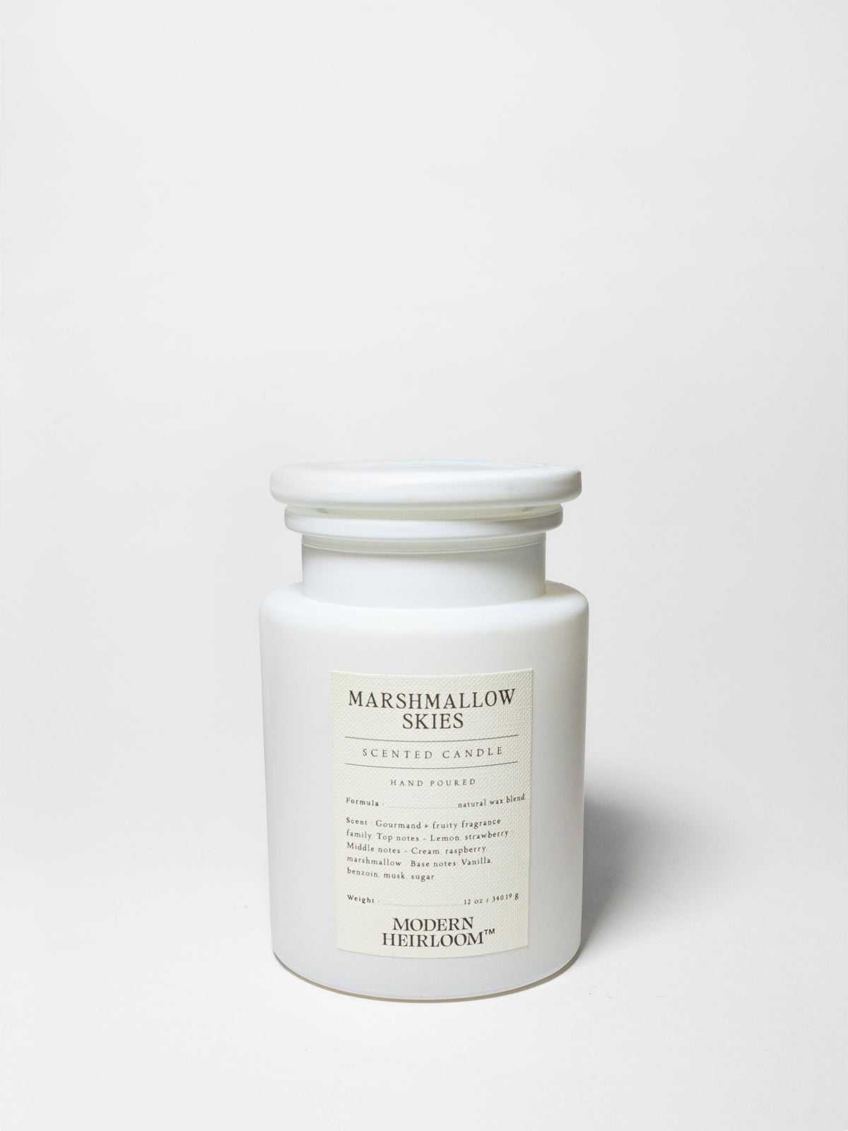 Marshmallow Skies 12 oz Cozy scented candle