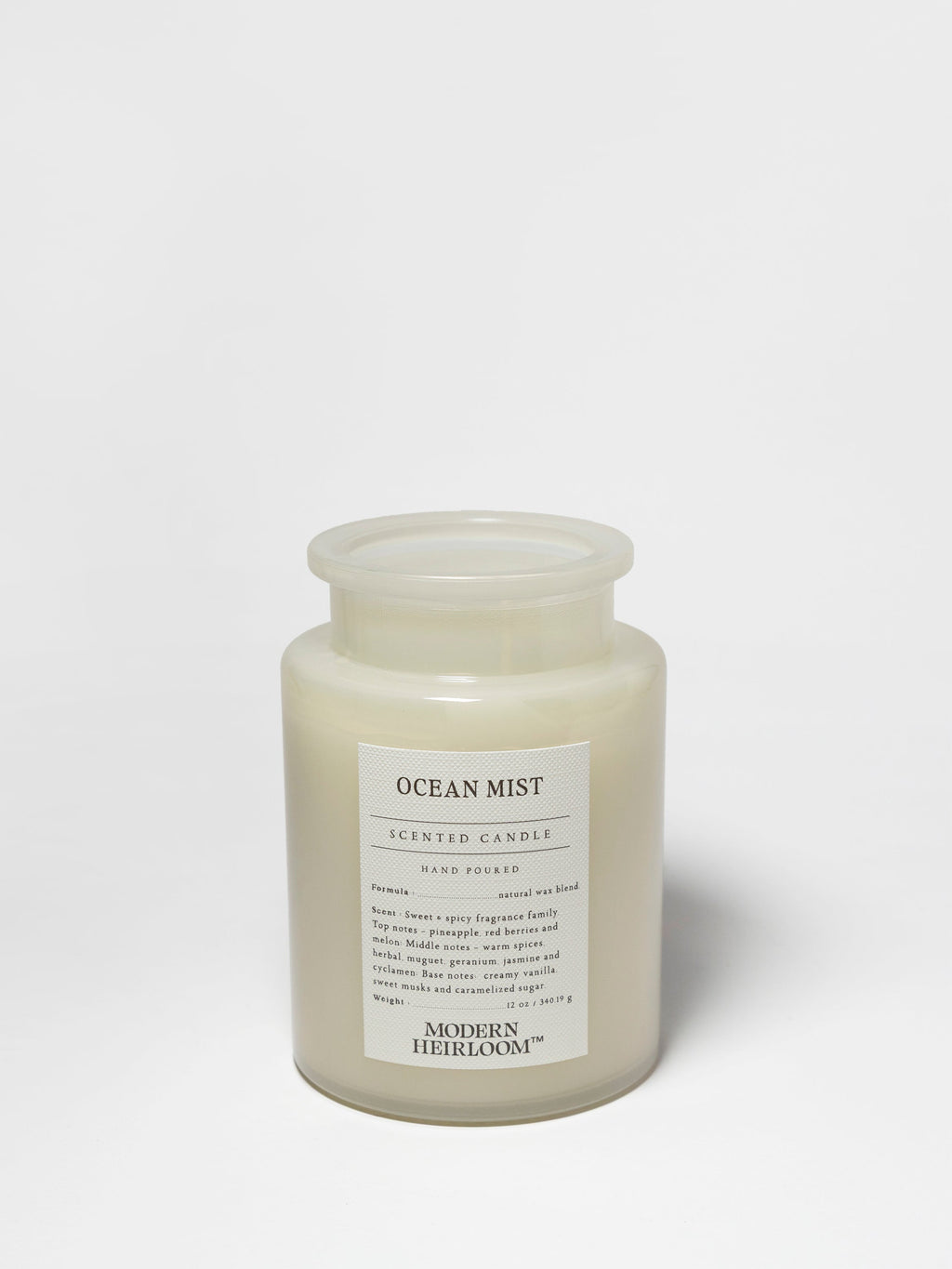 Ocean Mist 12 oz Cozy scented candle
