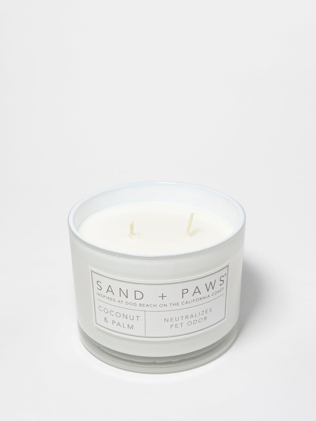 Sand + Paws Coconut & Palm 12 oz Cozy scented candle