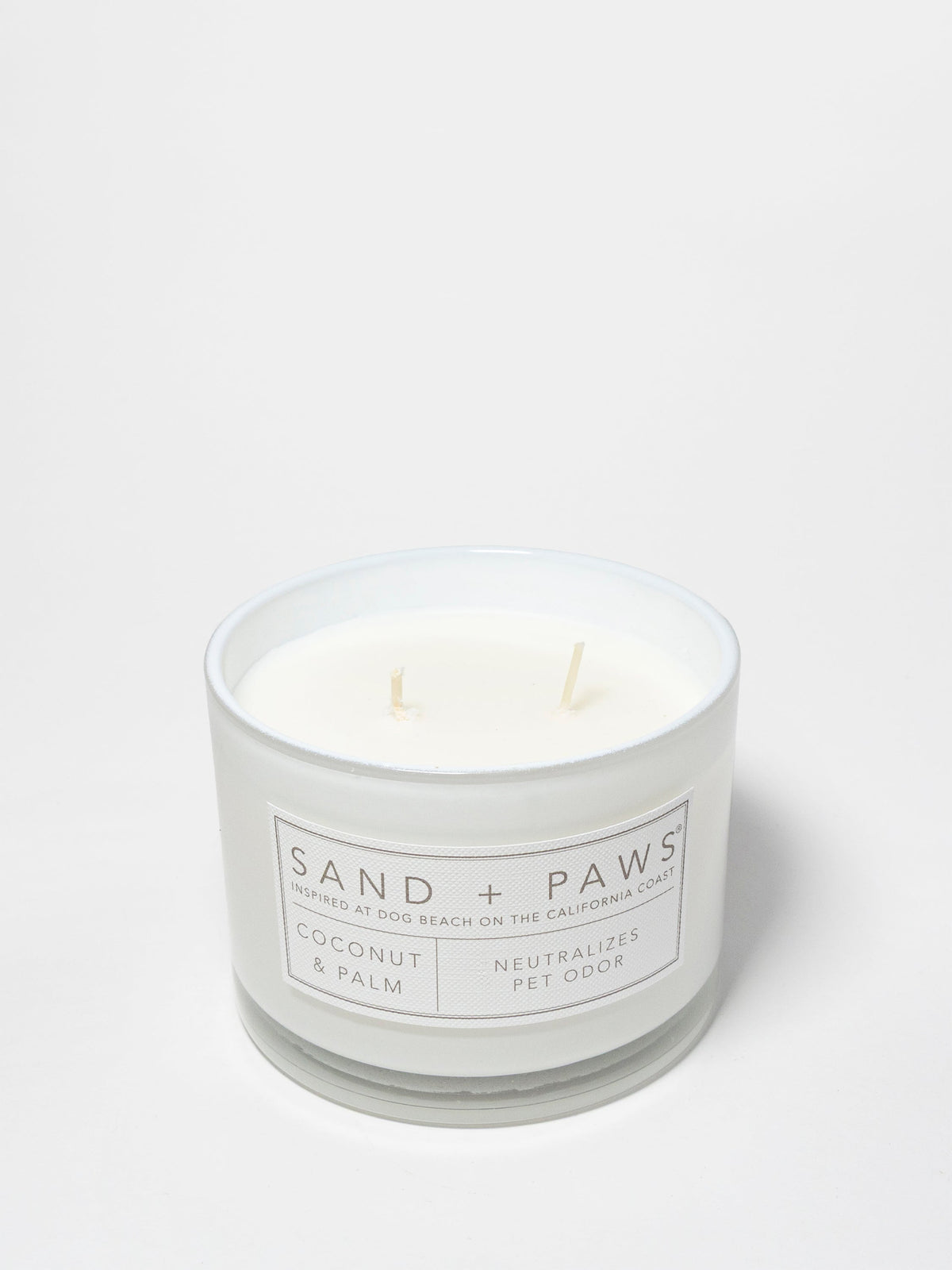 Sand + Paws Coconut & Palm 12 oz Cozy scented candle