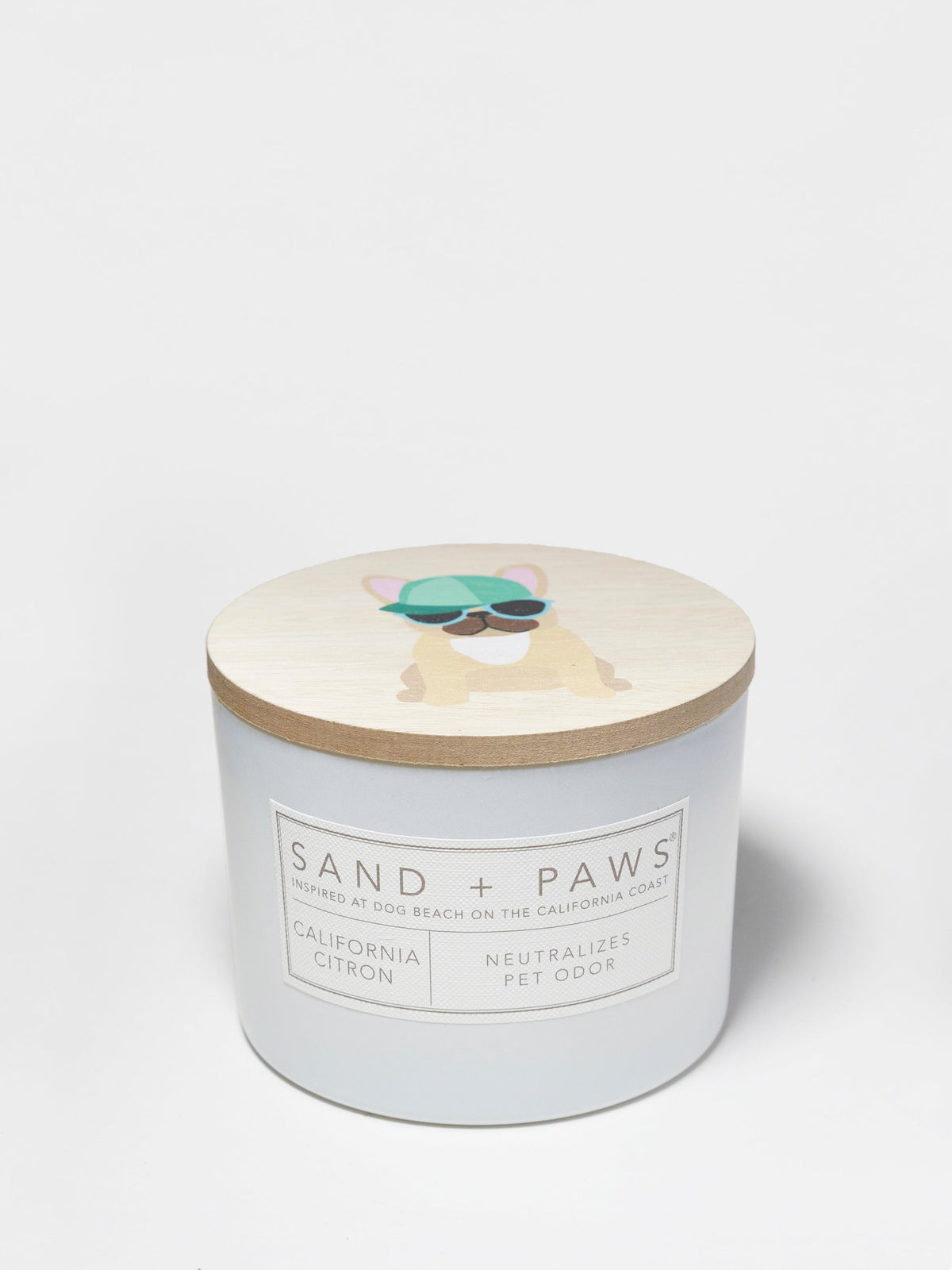 Sand + Paws California Citron 12 oz Cozy scented candle