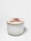 Sand + Paws California Citron 12 oz Cozy scented candle
