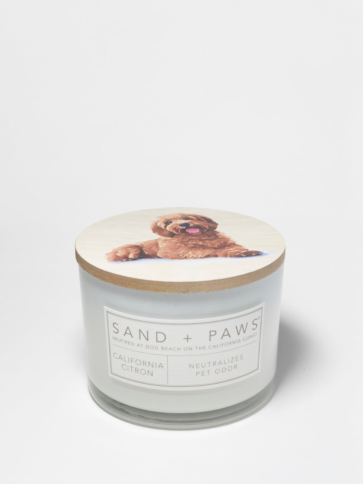 Sand + Paws California Citron 12 oz Cozy scented candle