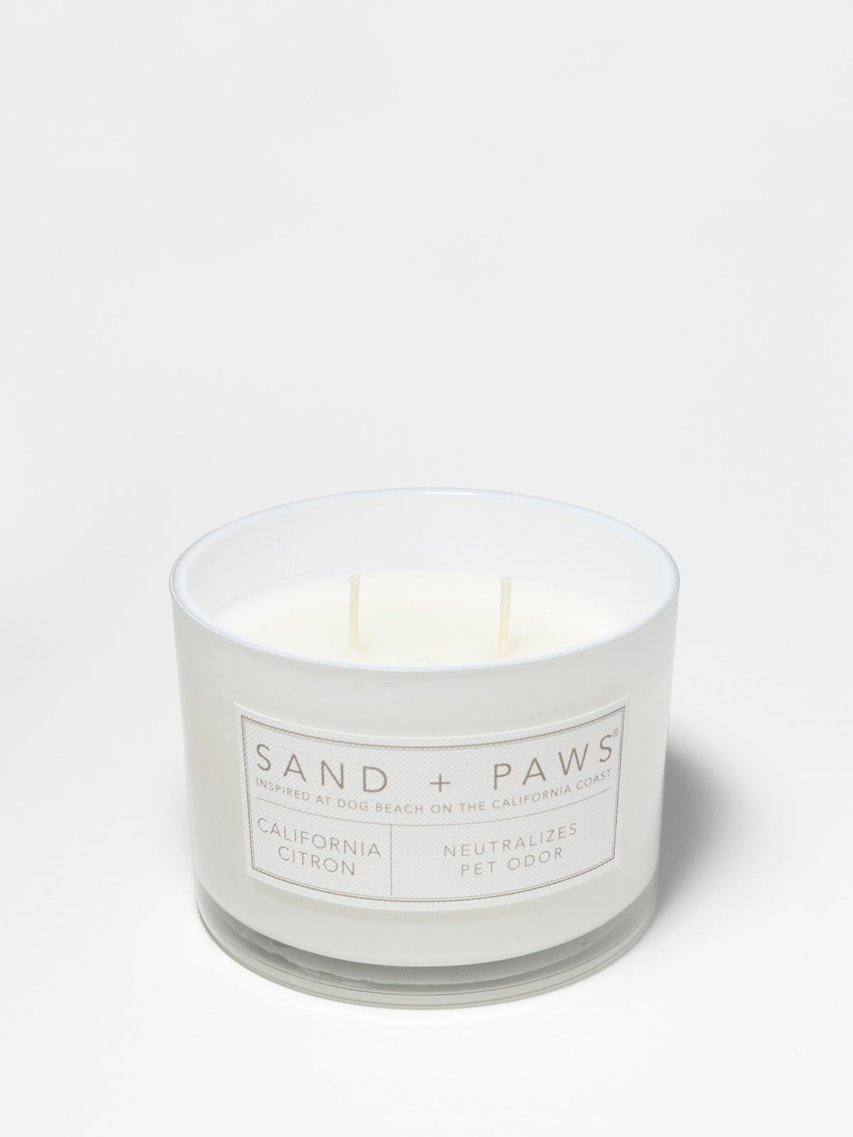Sand + Paws California Citron 12 oz Cozy scented candle