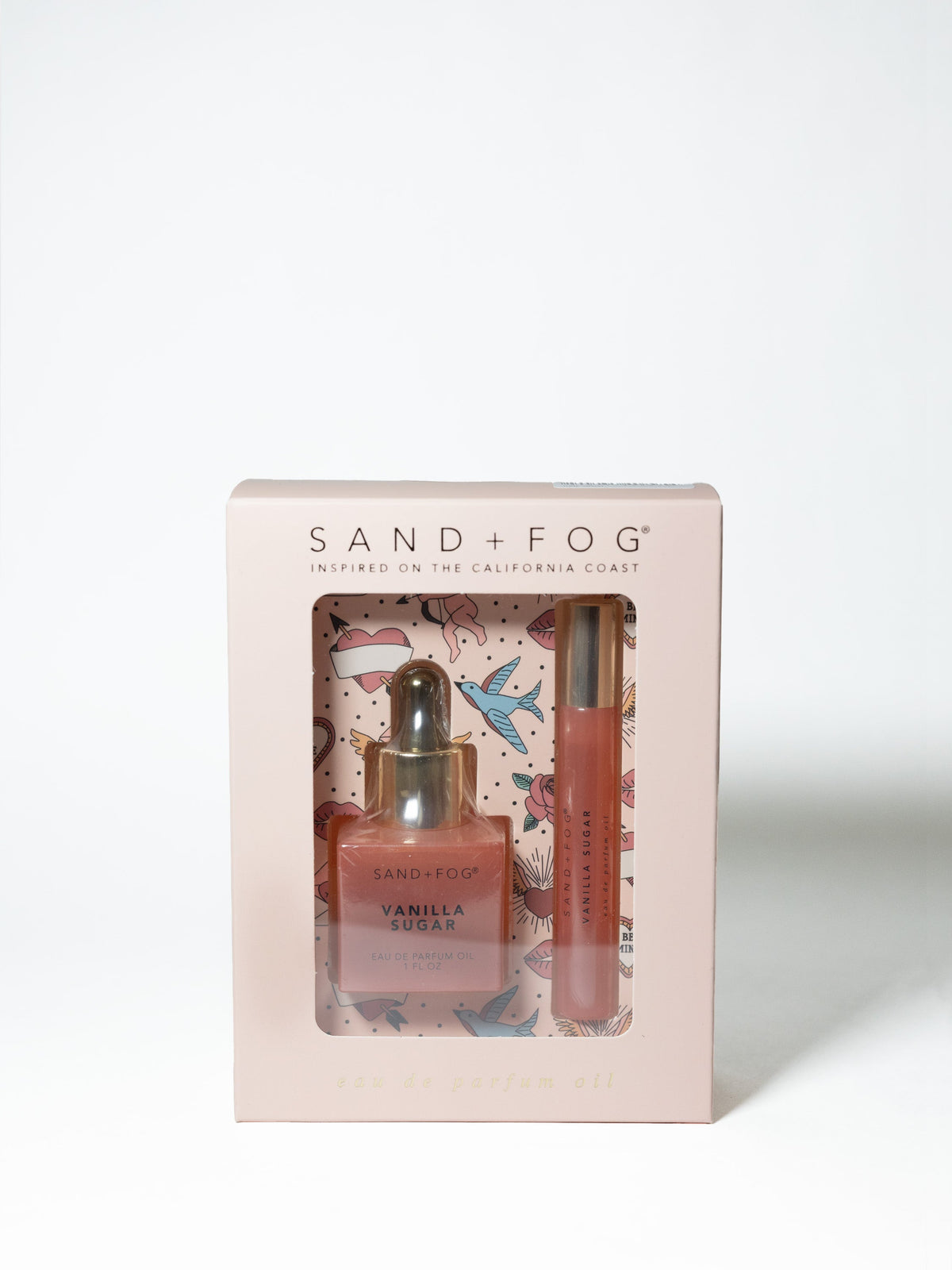 Perfume Oil Long-lasting Rollerball and Perfume Dropper Set - Vanilla Sugar