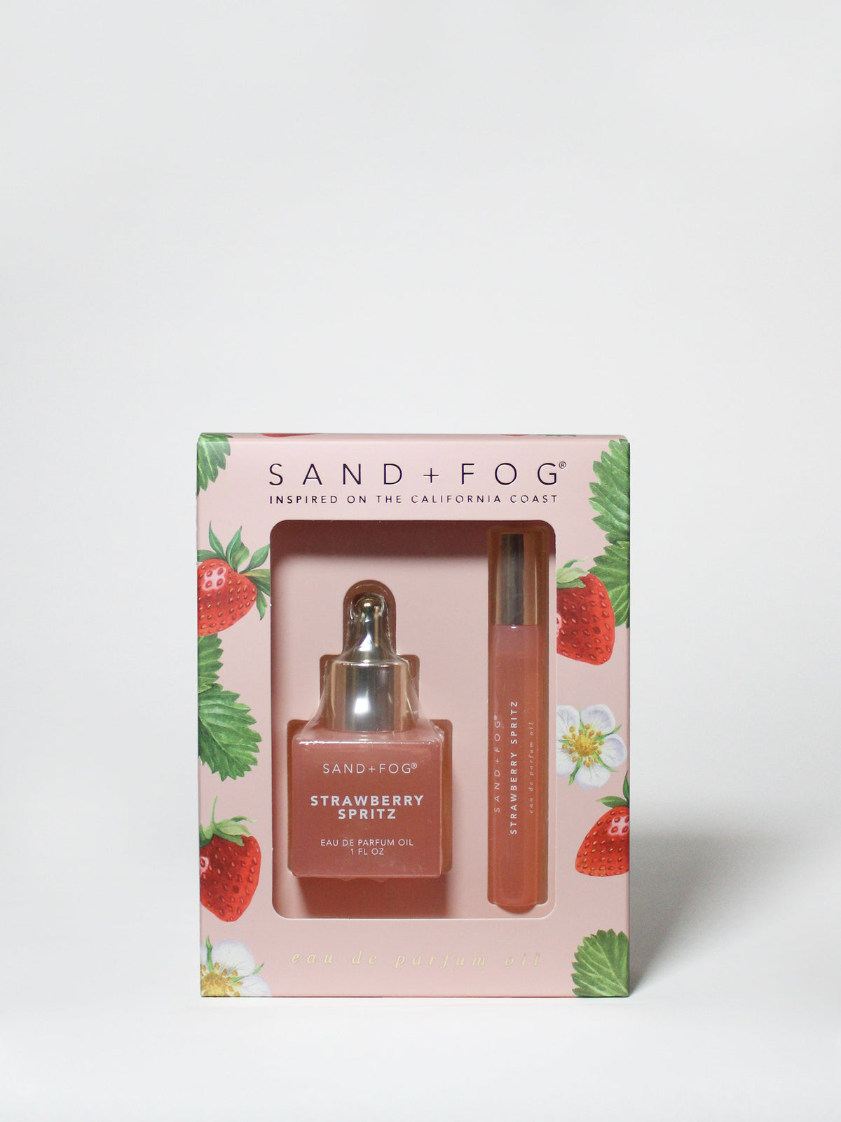 Perfume Oil Long-lasting Rollerball and Perfume Dropper Set - Strawberry Spritz