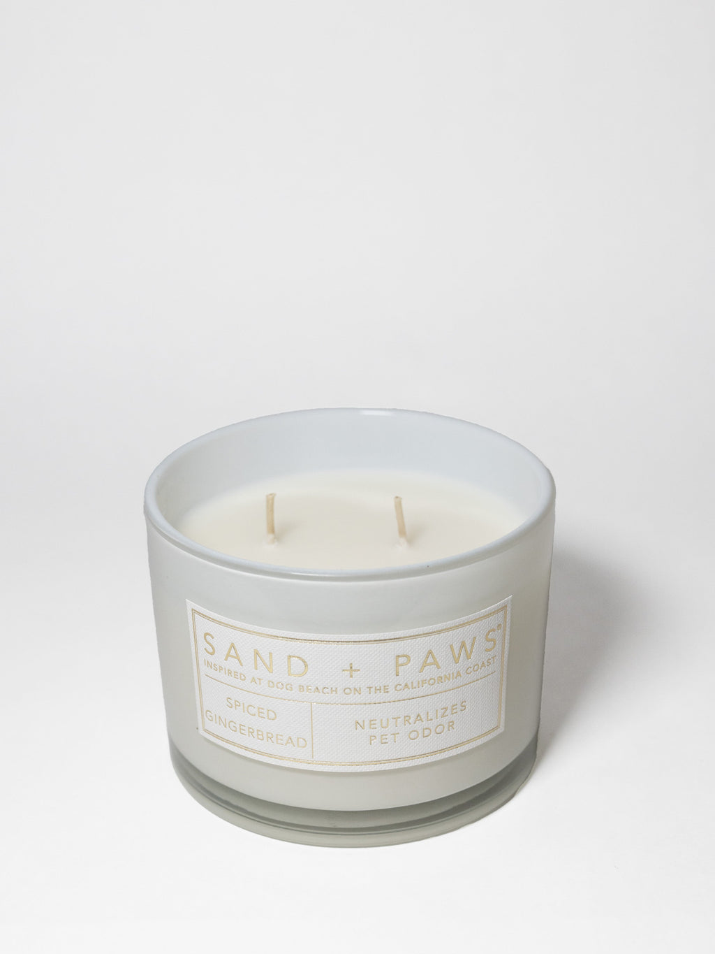 Sand + Paws Spiced Gingerbread 12 oz Cozy scented candle